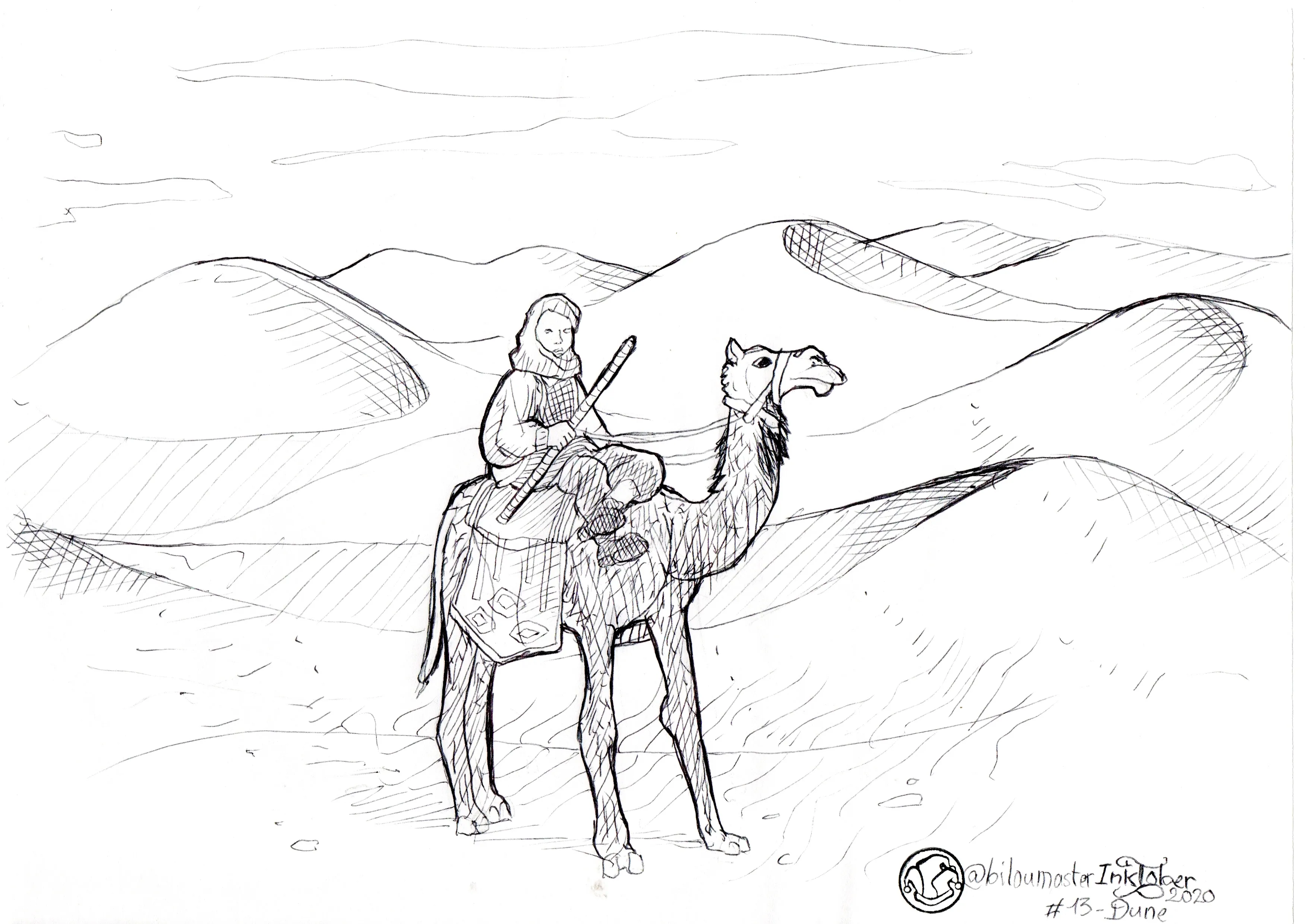 le zoli dessin « Dune » que j'ai bilouté le 13 octobre 2020