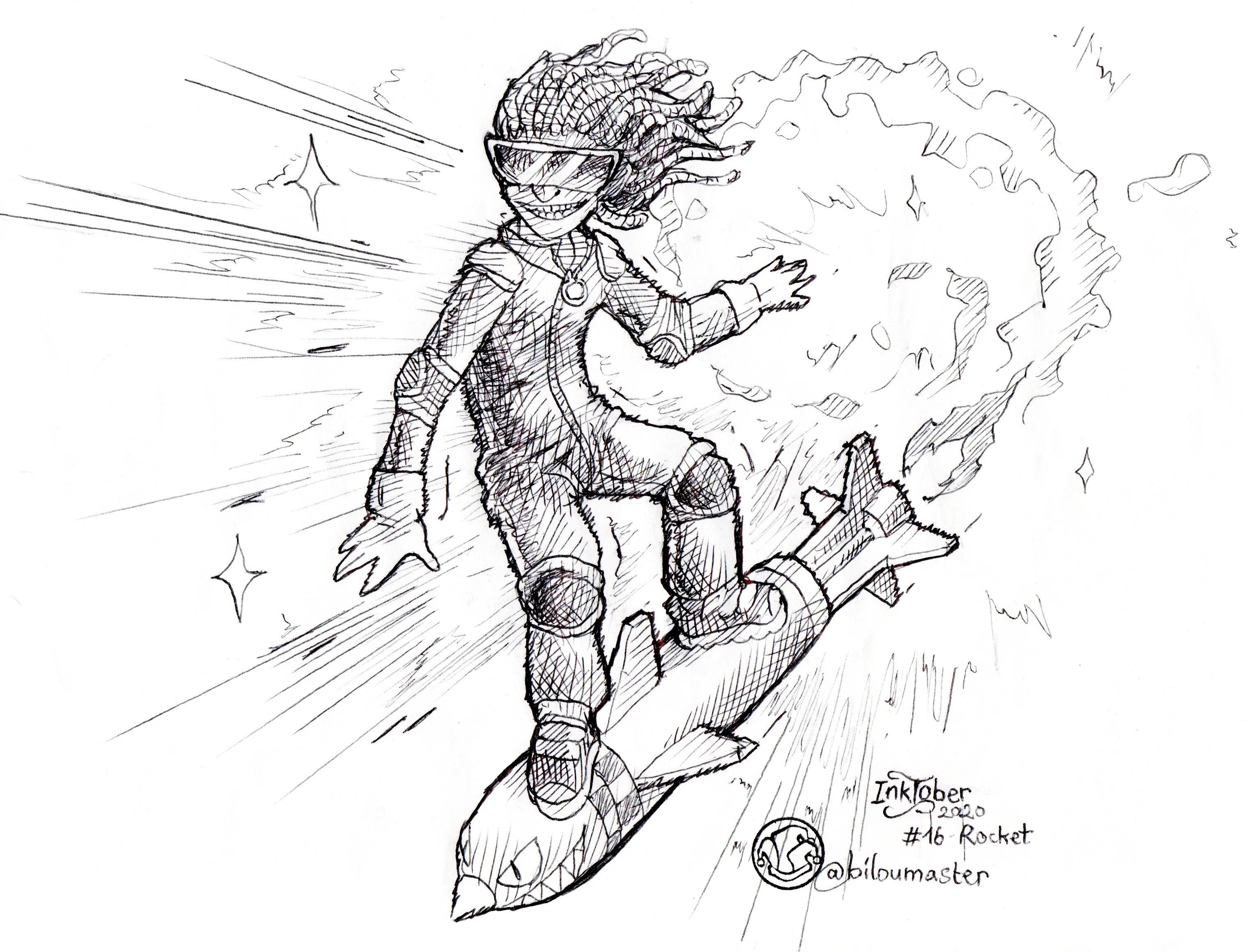 le zoli dessin « Rocket » que j'ai bilouté le 16 octobre 2020
