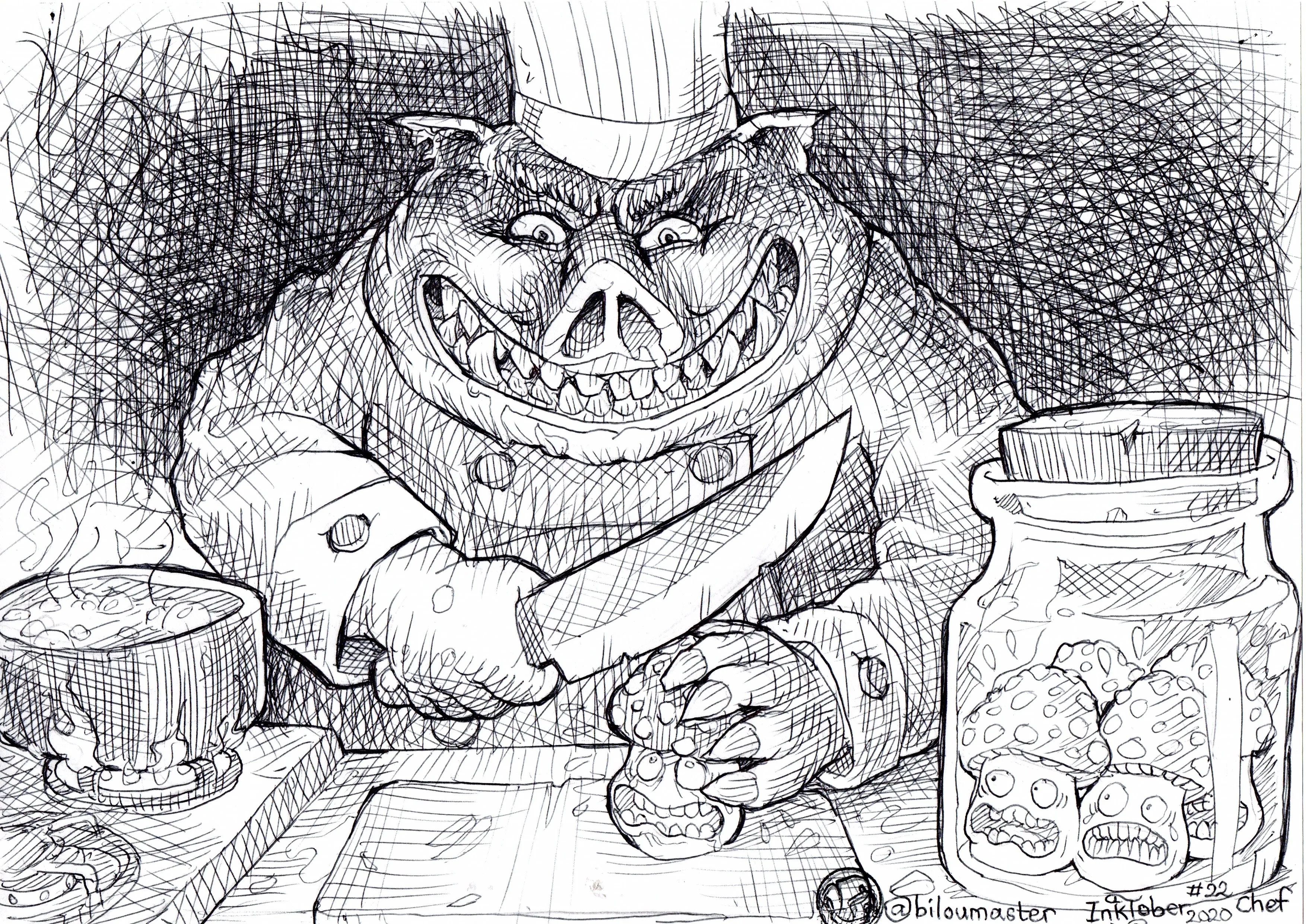 le zoli dessin « Chef » que j'ai bilouté le 22 octobre 2020